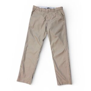 GAP Khaki Pants Mens 32x32 Tailored Straight Fit Cotton Chinos Business Casual